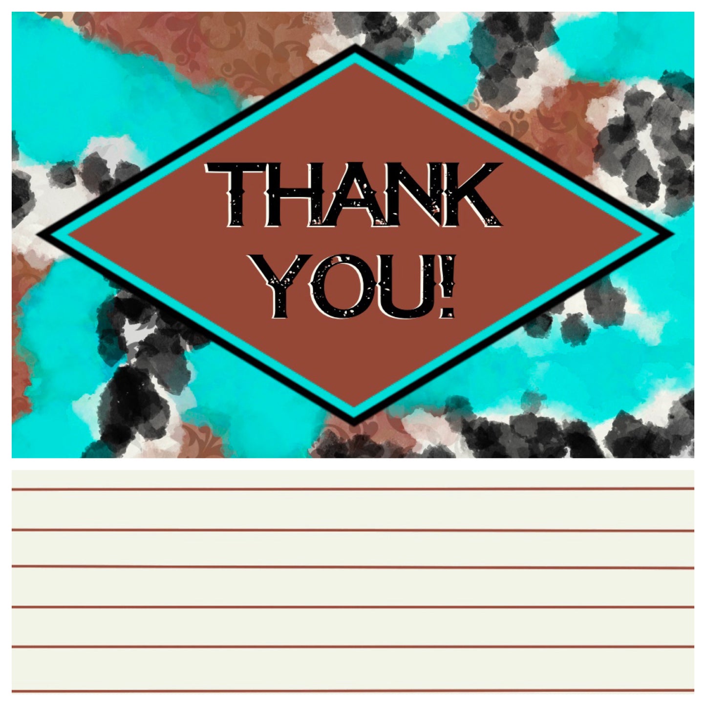 Bianca Mini-Thank You card