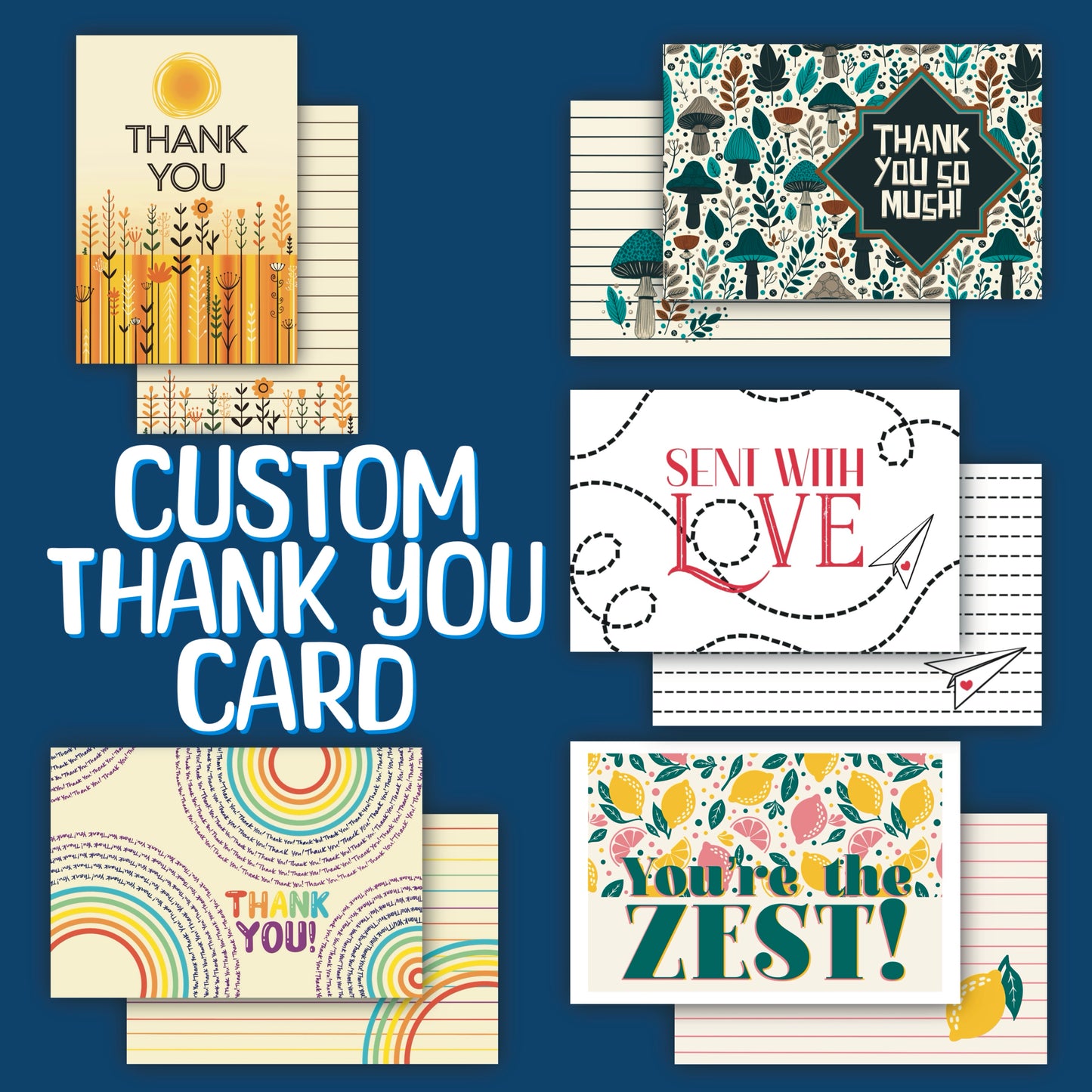 Custom Thank you Cards