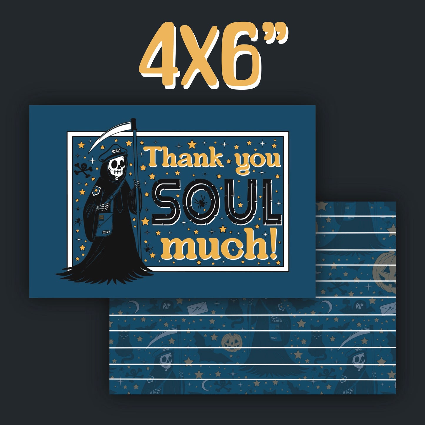 Grim Thank You Cards