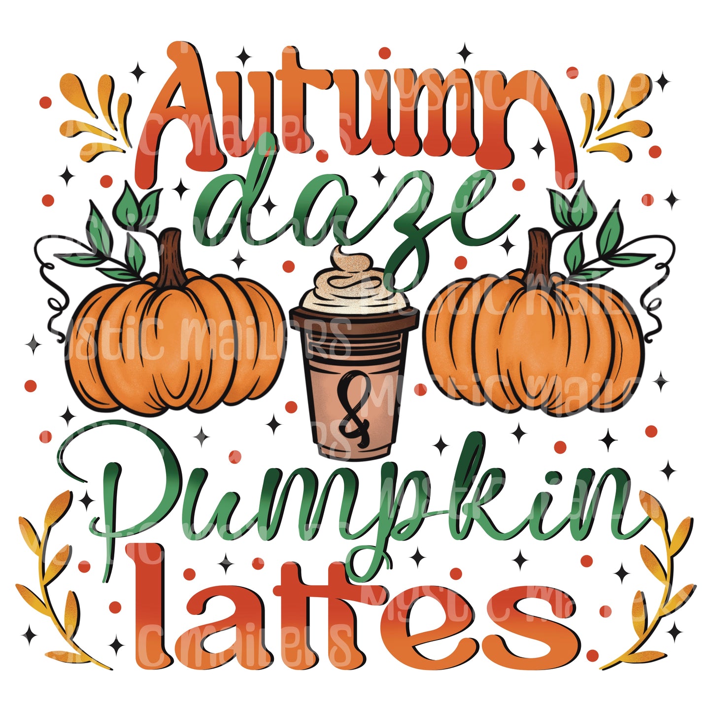 Autumn Daze PNG Digital File