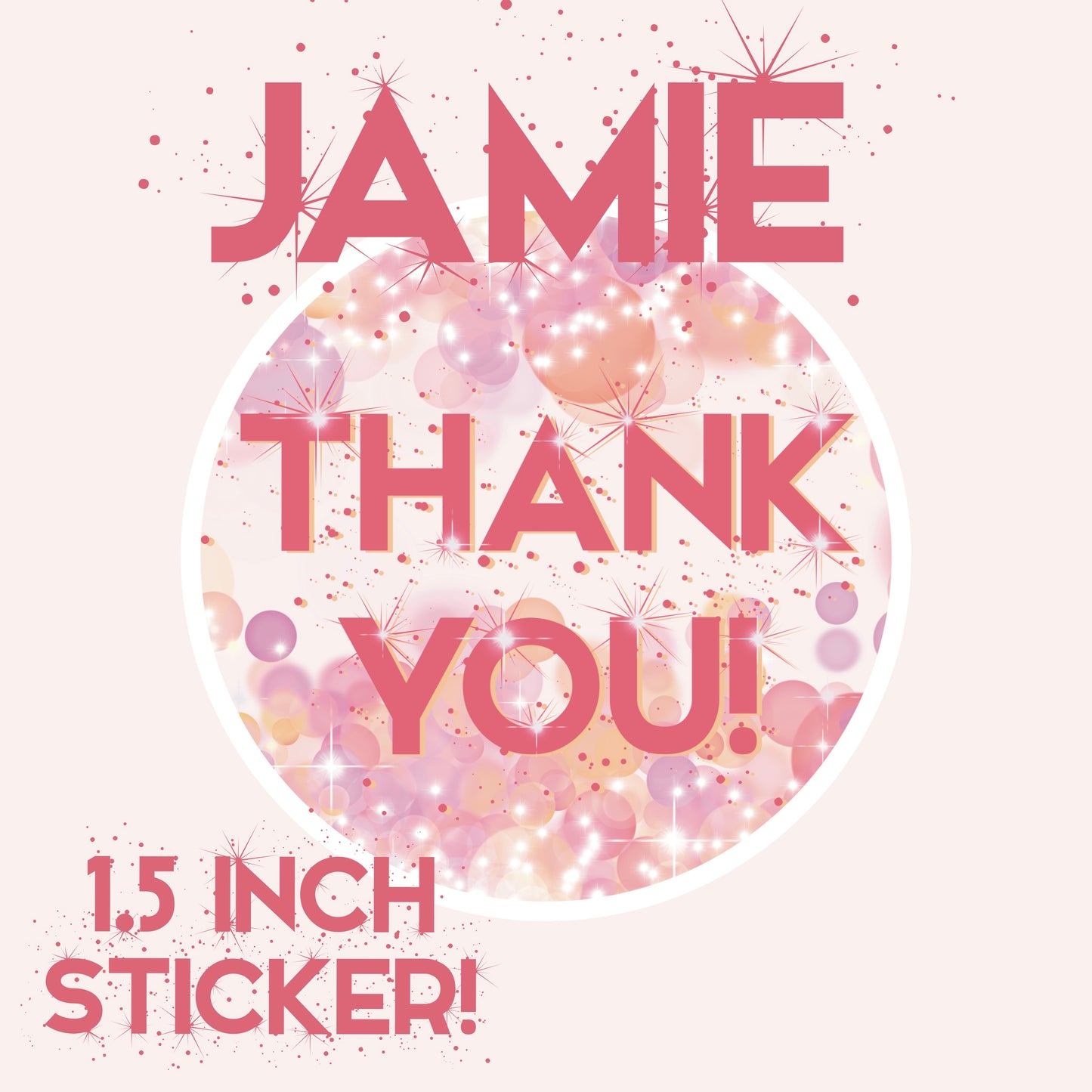 Jamie Thank You Stickers