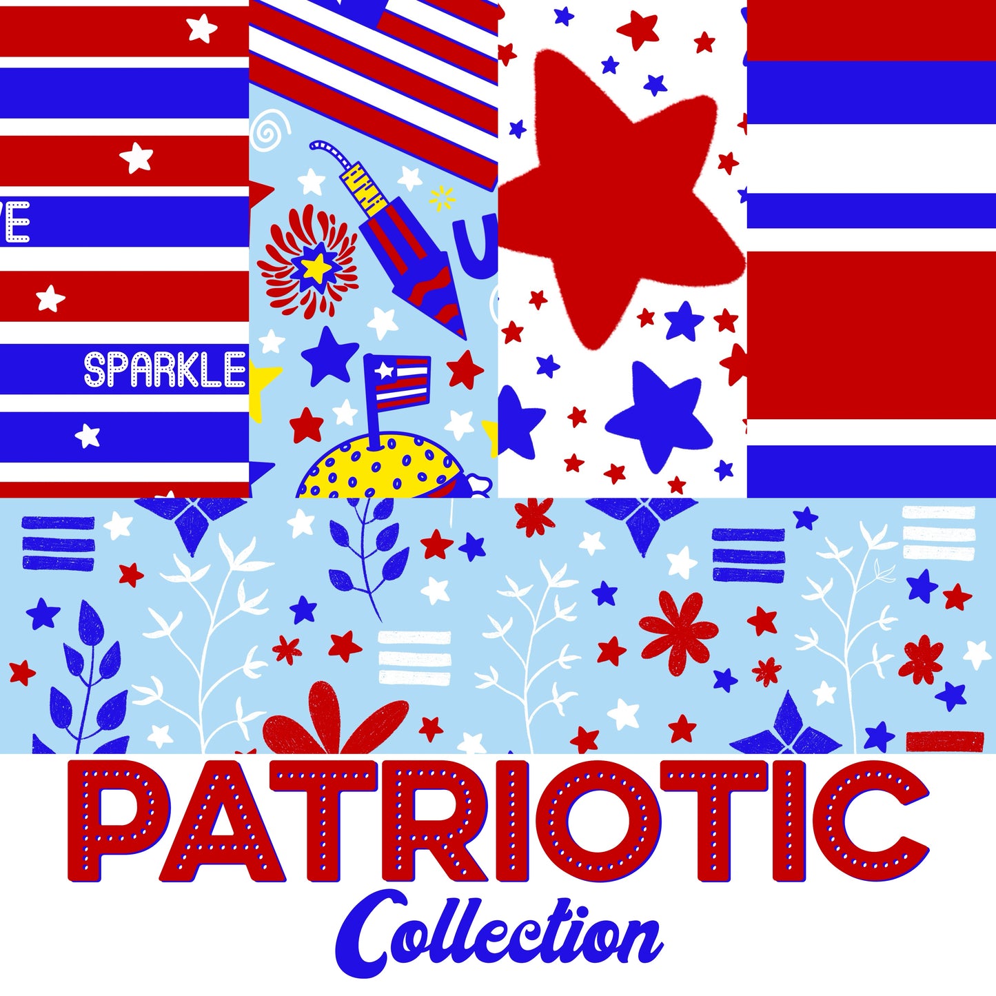 Patriotic Seamless Collection