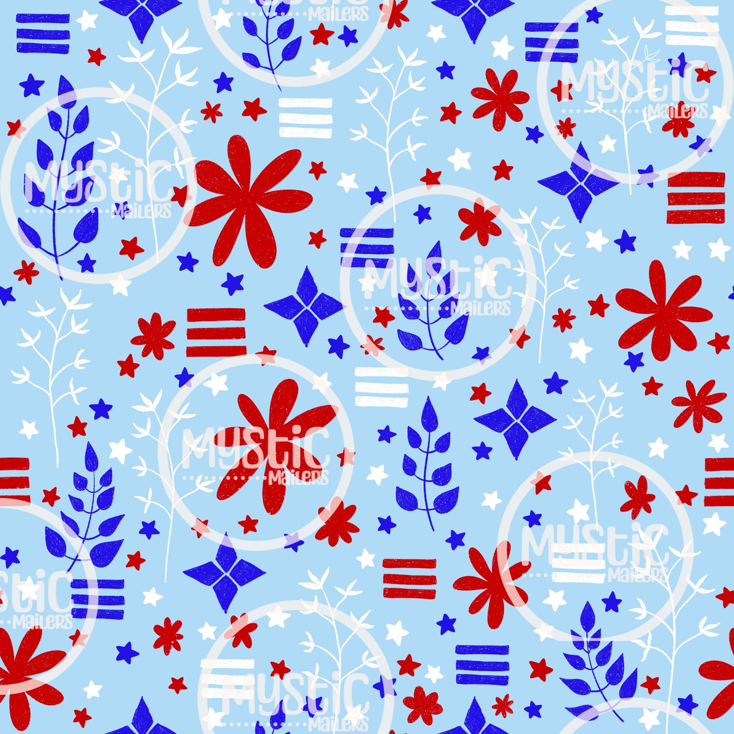 Patriotic Seamless Collection