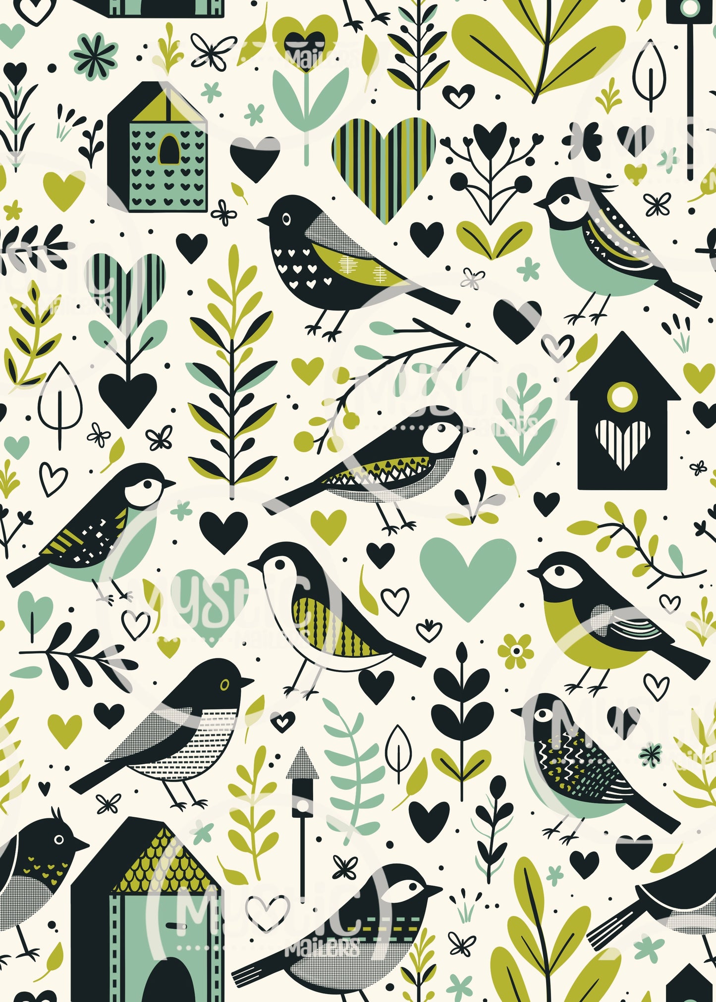 Birds of a Feather Seamless PDF