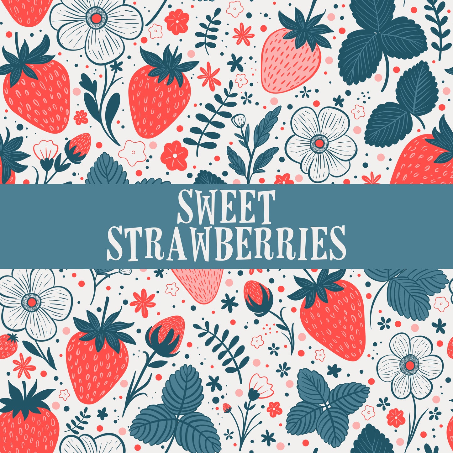 Sweet Strawberries Seamless PDF