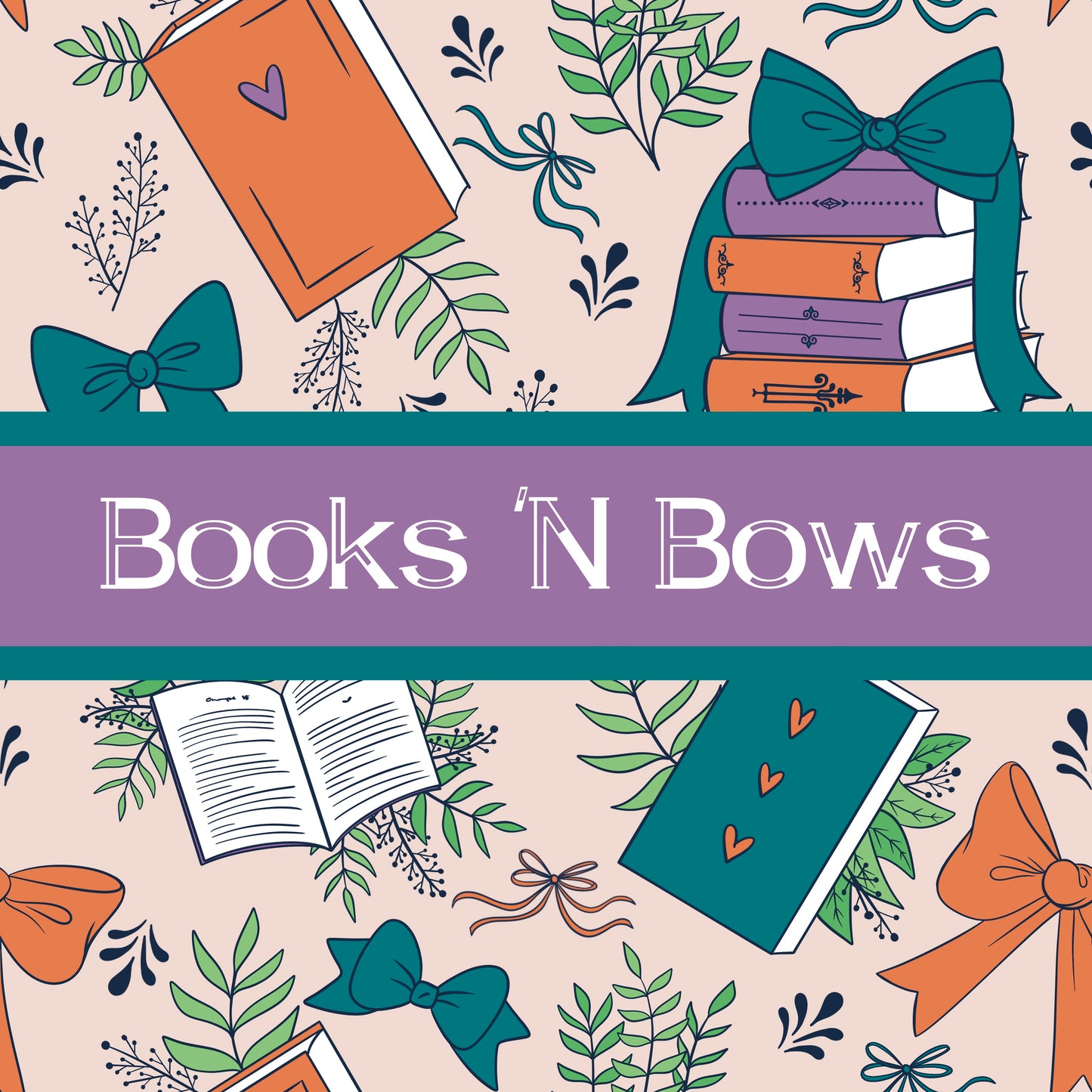 Books ‘N Bows Seamless PDF