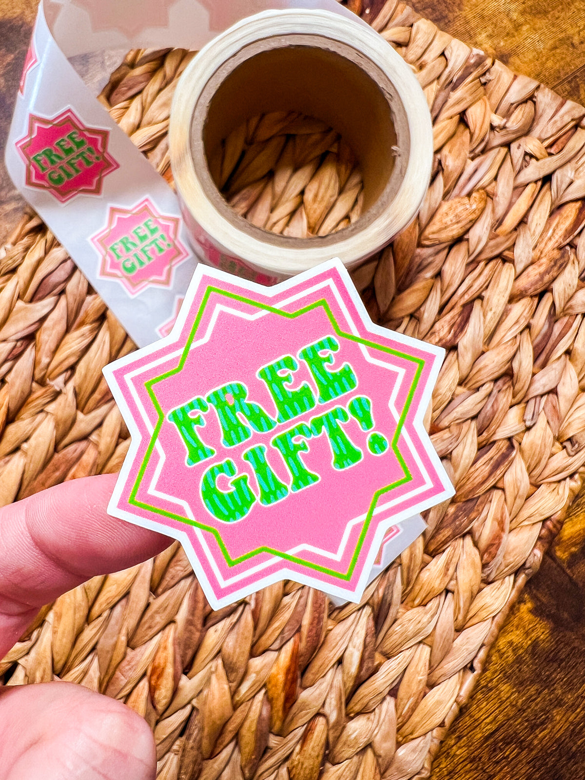 Free Gift stickers