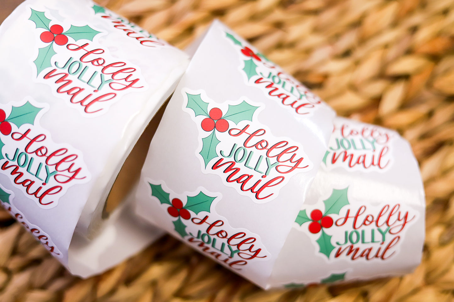 Holly Jolly Mail Stickers