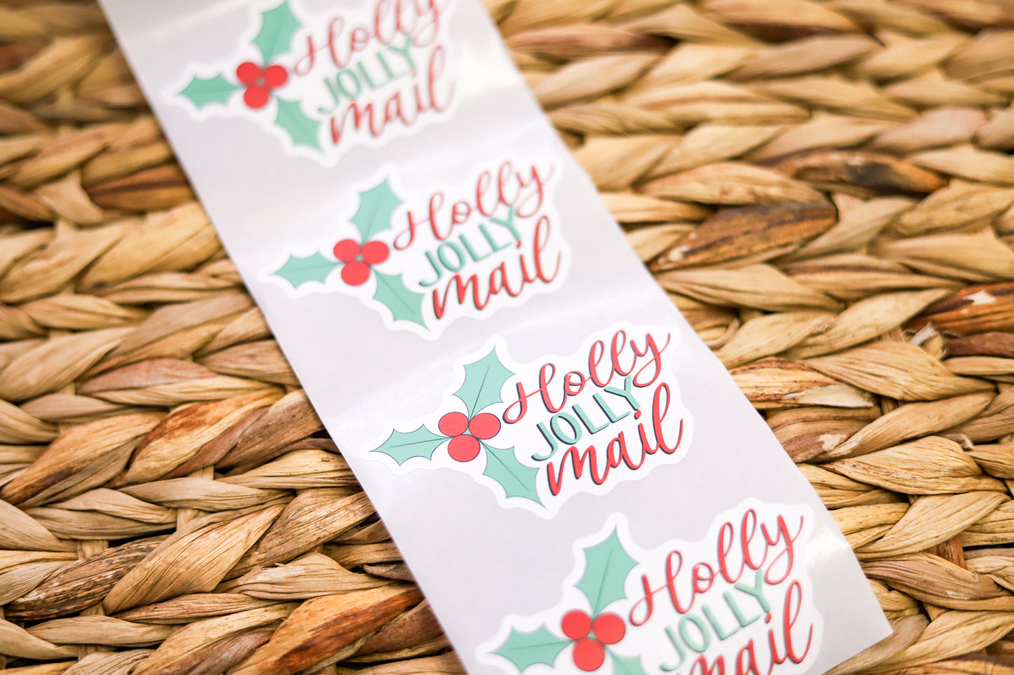 Holly Jolly Mail Stickers