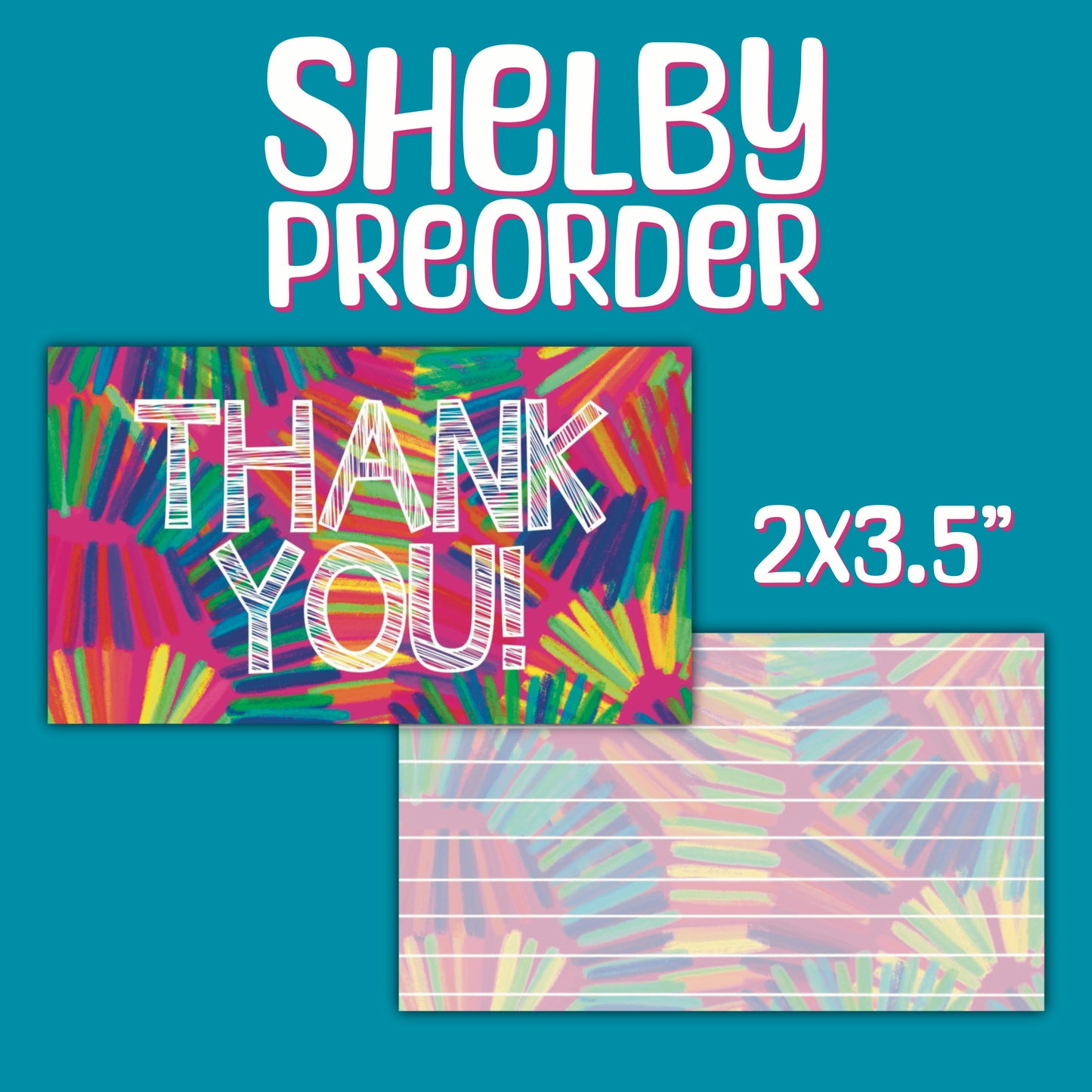 Shelby Mini-Thank You card