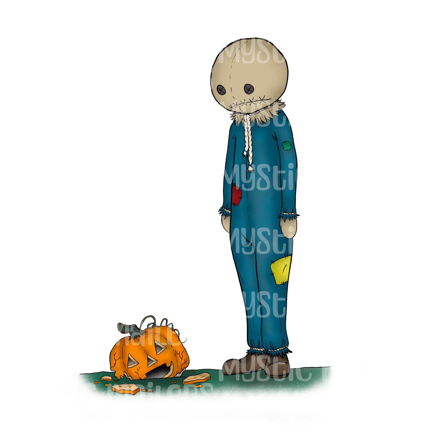 Poor Pumpkin PNG Digital File