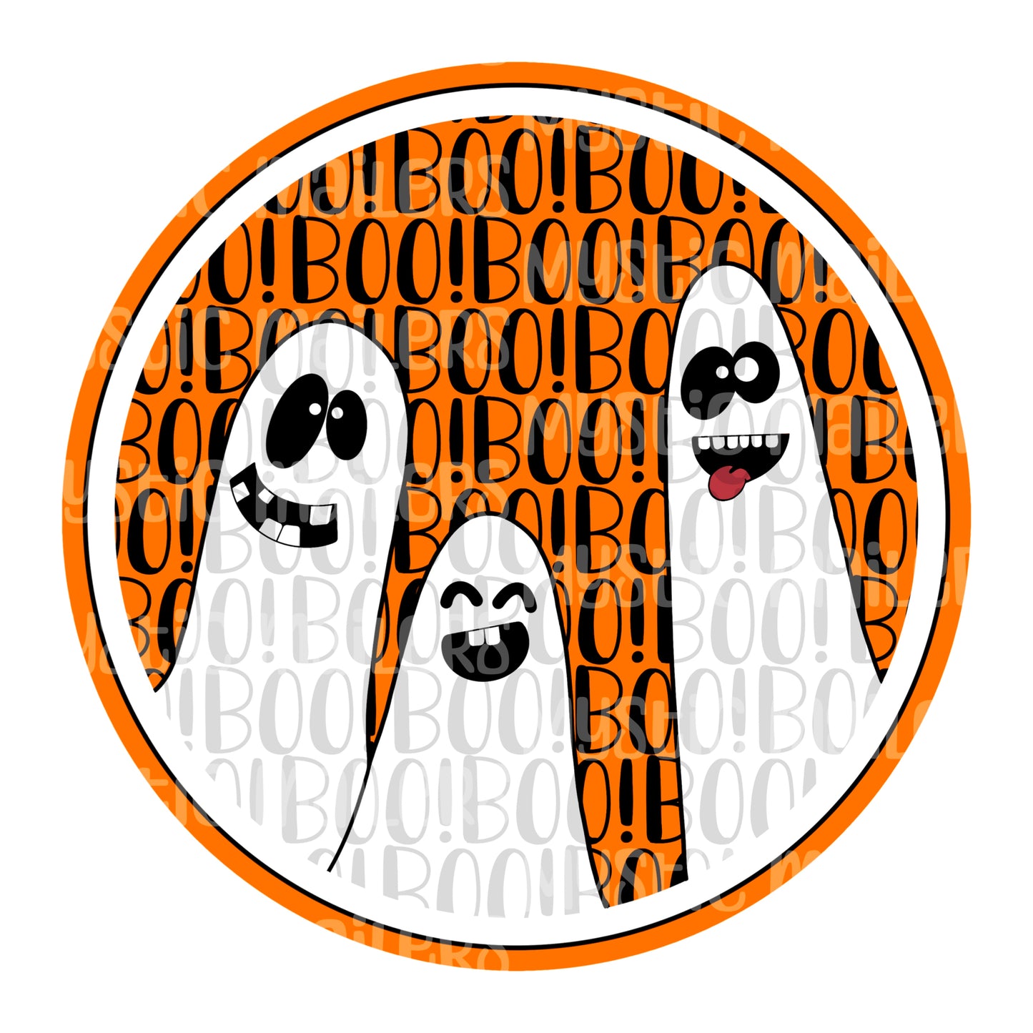 Boo Ghosts PNG Digital File