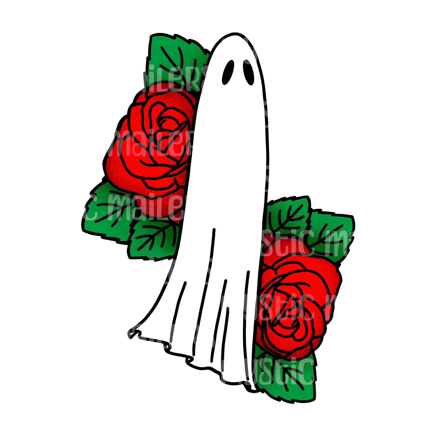 Rose Ghost PNG Digital File