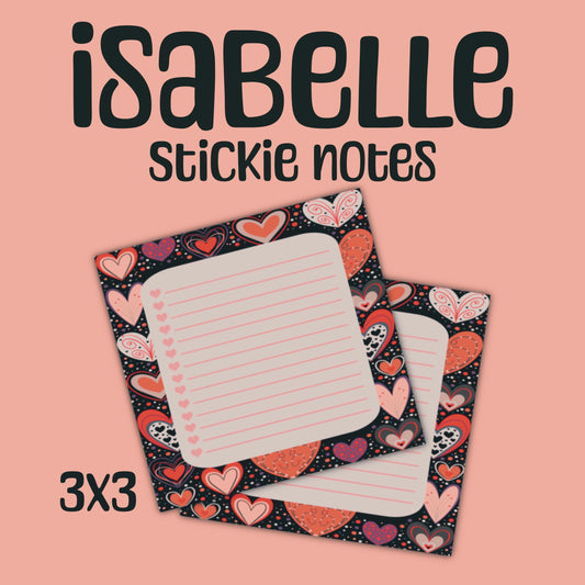 PREORDER - Isabelle Sticky Notes