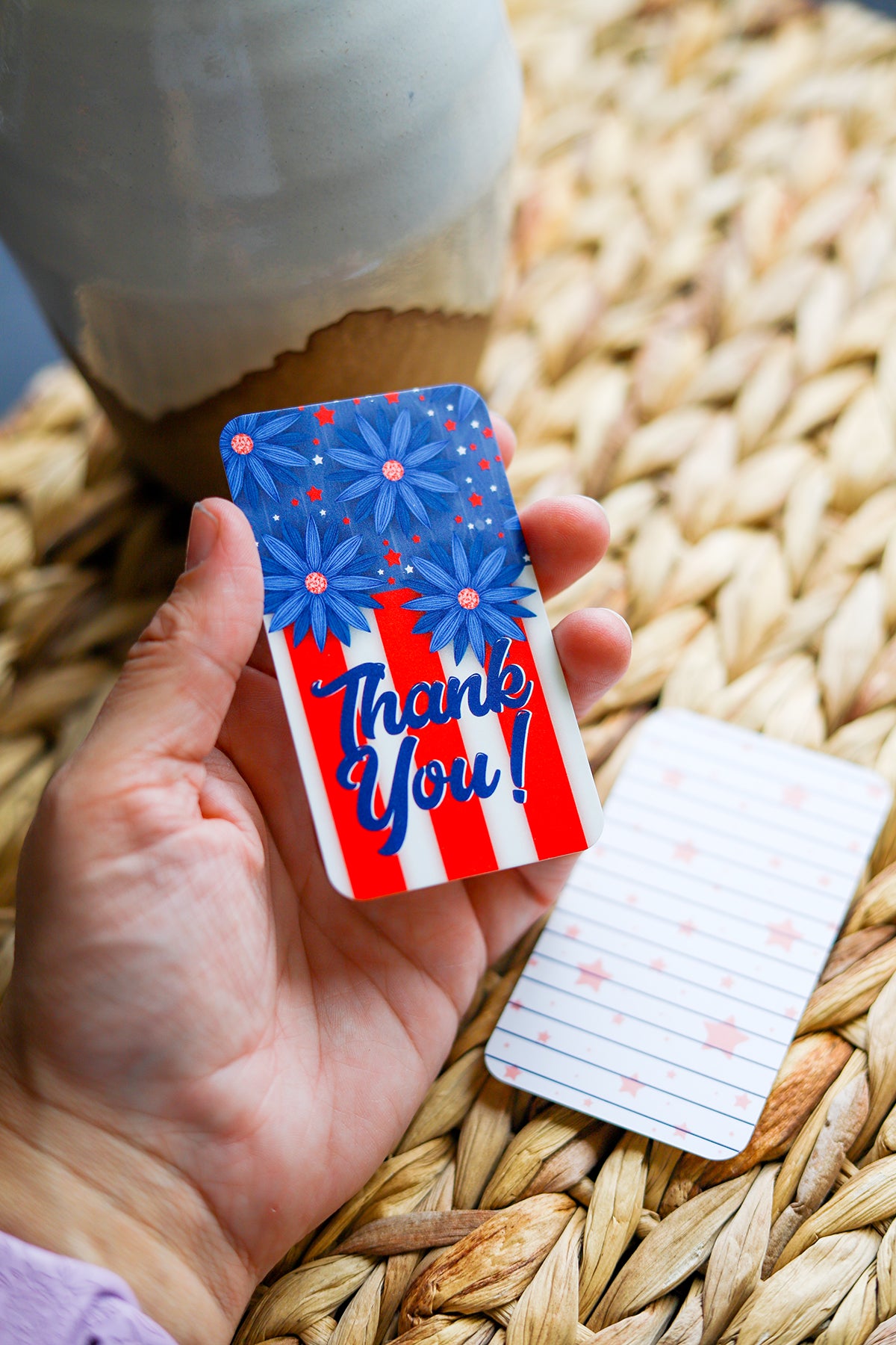 America Mini-Thank You card