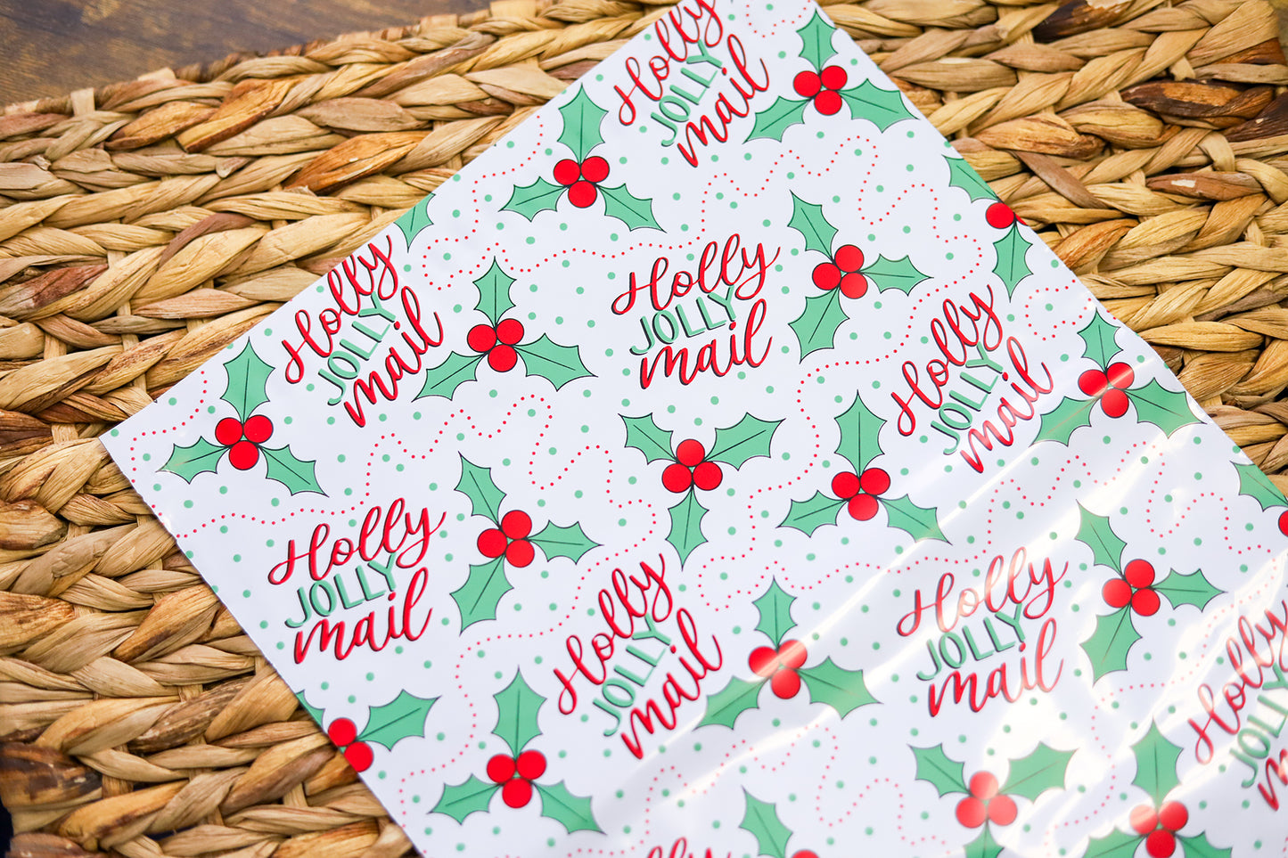 Holly Poly Mailers