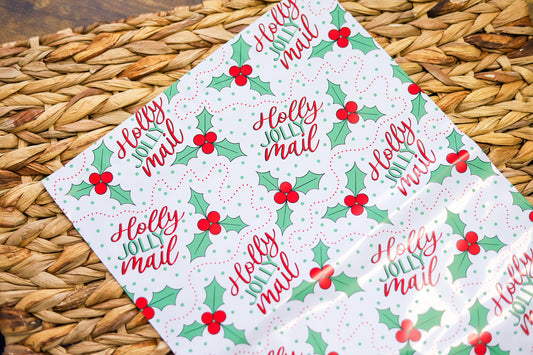 Holly Poly Mailers