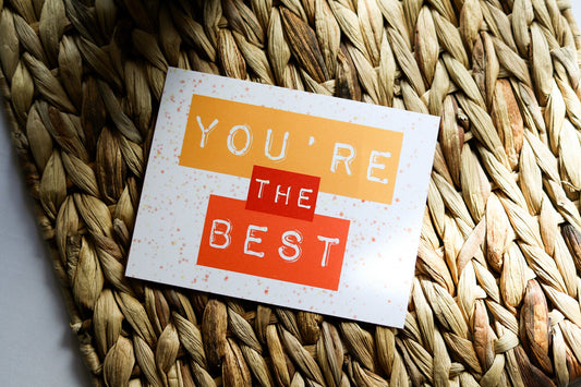 You're The Best Thank You Cards